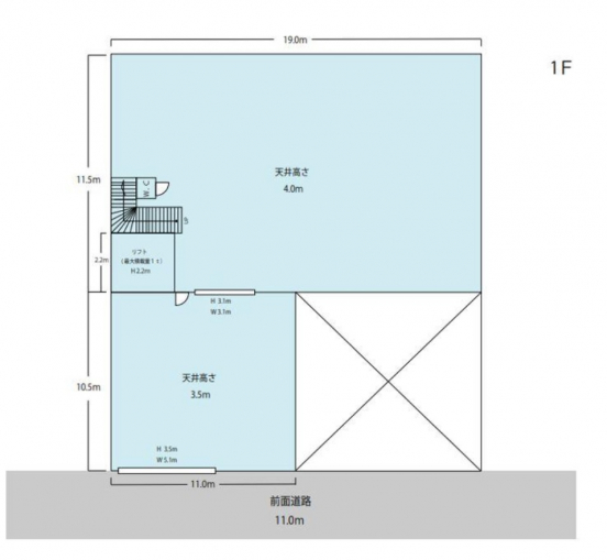 【貸倉庫・工場】大阪府東大阪市衣摺