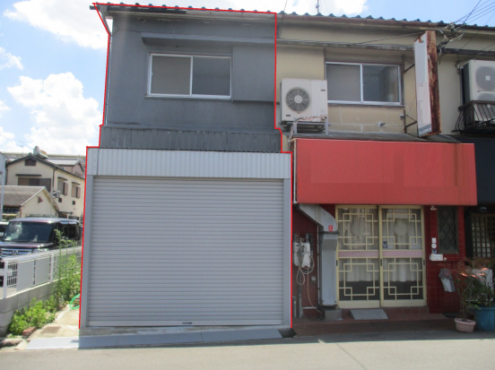 【住居付き貸店舗・倉庫】大阪府寝屋川市黒原新町