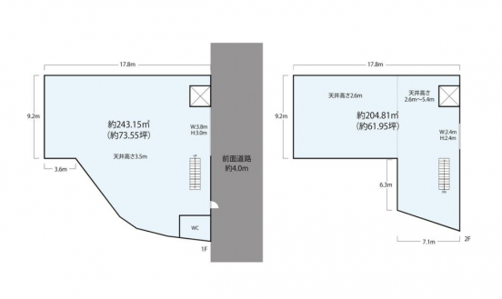 【売倉庫・工場】大阪府八尾市渋川町
