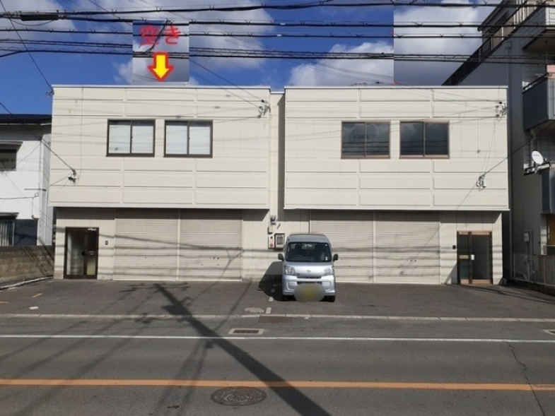 【貸倉庫付事務所】大阪府八尾市刑部