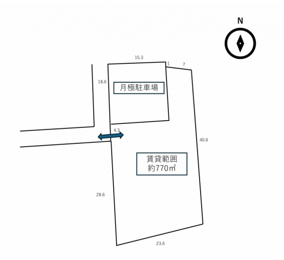 【貸土地】大阪府大東市幸町