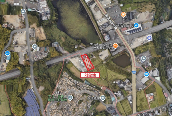 【貸土地】大阪府和泉市納花町