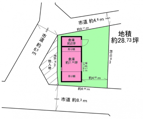 【売倉庫】大阪府堺市北区金岡