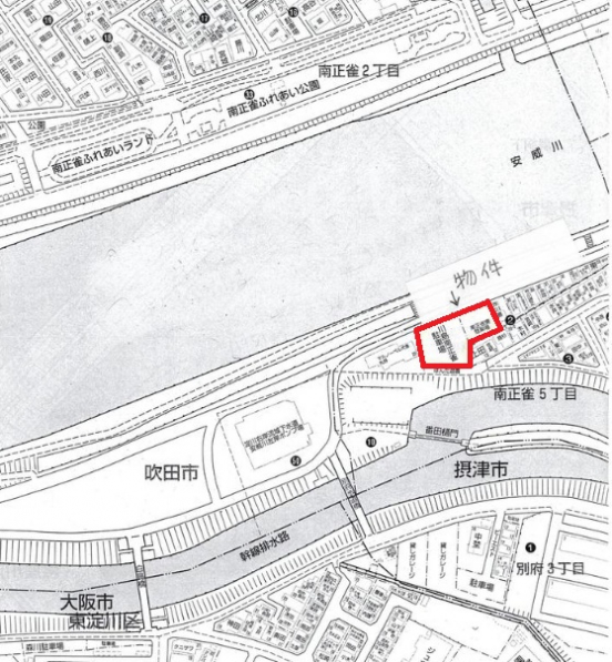【貸土地】大阪府吹田市南正雀