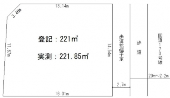 【貸土地】大阪府高槻市大塚町