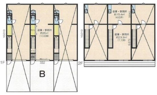 【貸倉庫・事務所】大阪府大阪市城東区東中浜
