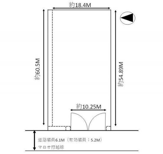 【貸土地】大阪府大東市龍間