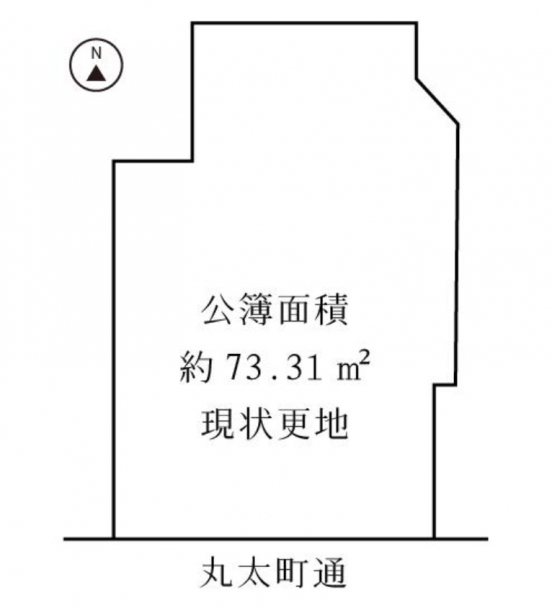 【貸土地】京都府京都市上京区中町通丸太町上る俵屋町