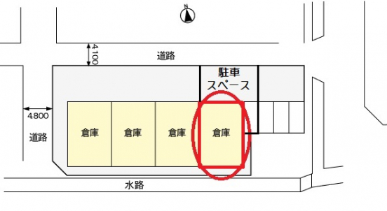 【貸倉庫・事務所】大阪府茨木市平田　101号室