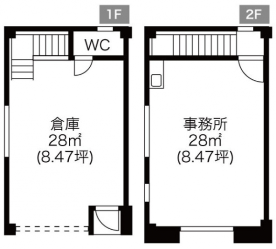 【貸倉庫・事務所】大阪府吹田市江坂町