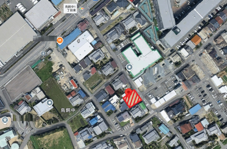【貸土地】大阪府摂津市鳥飼中