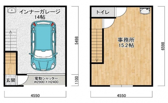 【ガレージオフィス】大阪府摂津市鳥飼上