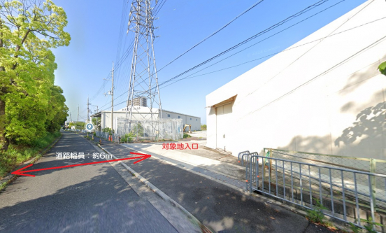 【事務所付き貸土地】大阪府泉南市中小路