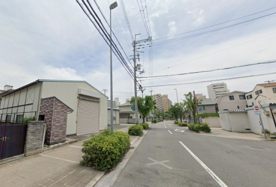 【倉庫付き貸土地】兵庫県西宮市中殿町