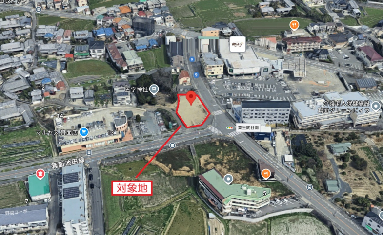 【売土地】大阪府箕面市粟生間谷西