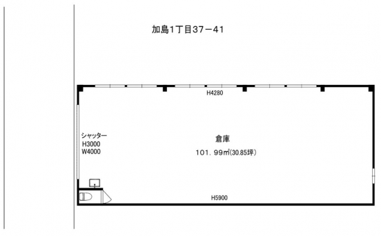 【貸倉庫・作業場】大阪府大阪市淀川区加島