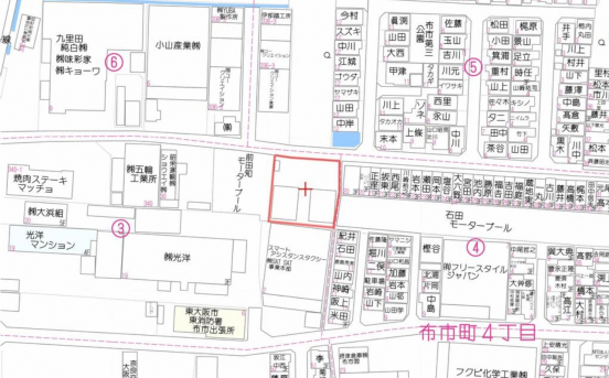 【貸土地】大阪府東大阪市布市町