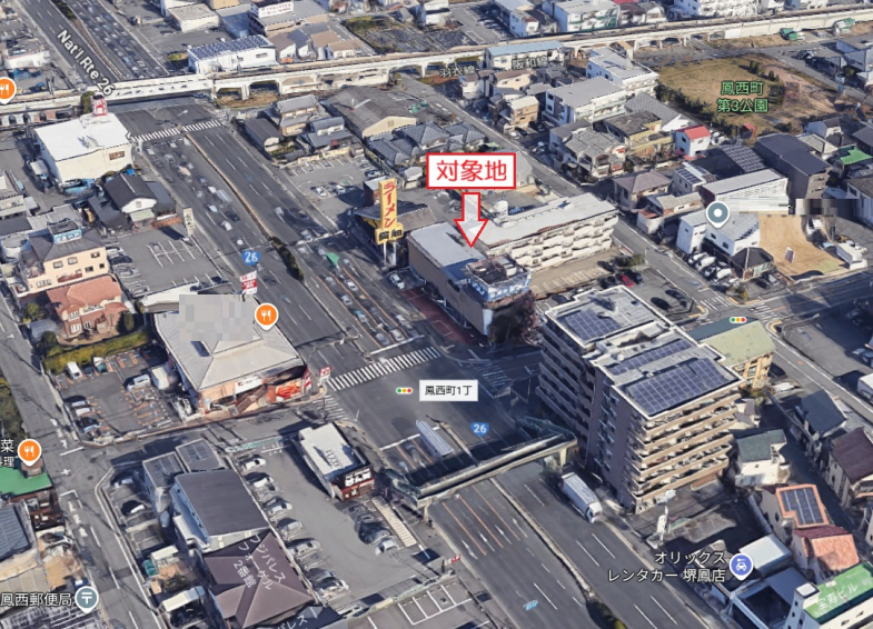 【貸土地】大阪府堺市西区鳳西町