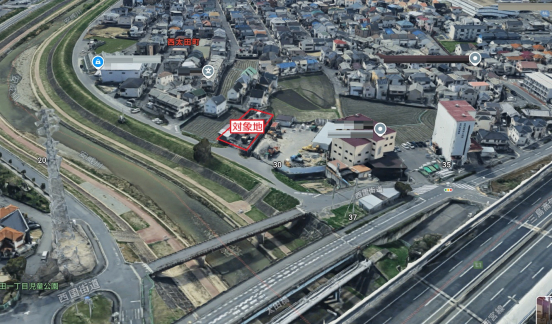 【貸土地】大阪府茨木市西太田町