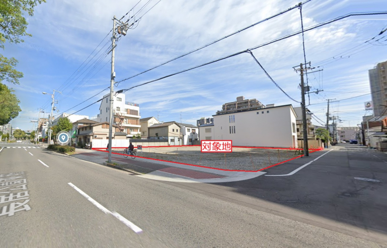 【貸土地】大阪府大阪市東住吉区田辺