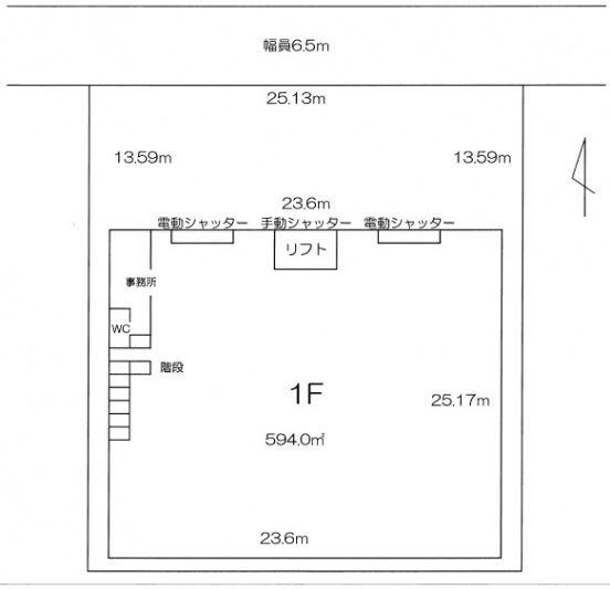 【貸倉庫・工場】大阪府東大阪市水走