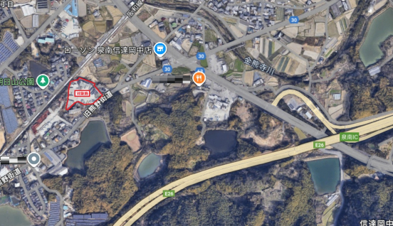 【貸土地】大阪府泉南市幡代