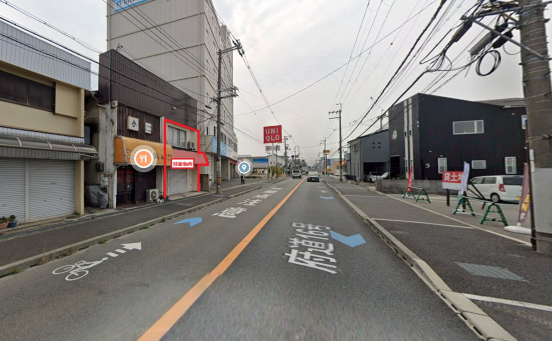 【貸店舗】大阪府高槻市高西町
