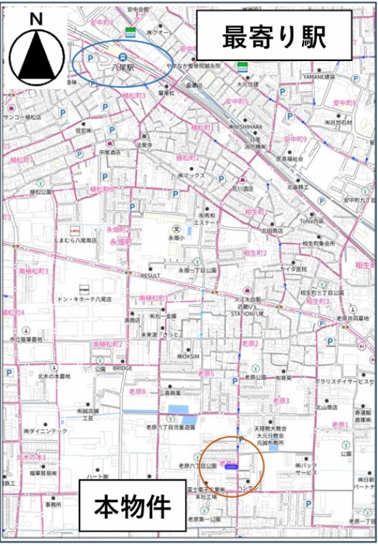 【貸倉庫事務所】大阪府八尾市老原