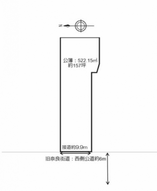 【貸土地】京都府京都市伏見区醍醐落保町