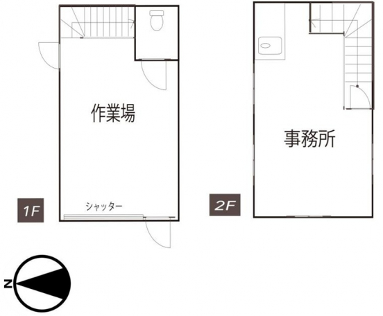 【貸作業場・事務所】大阪府豊中市庄本町