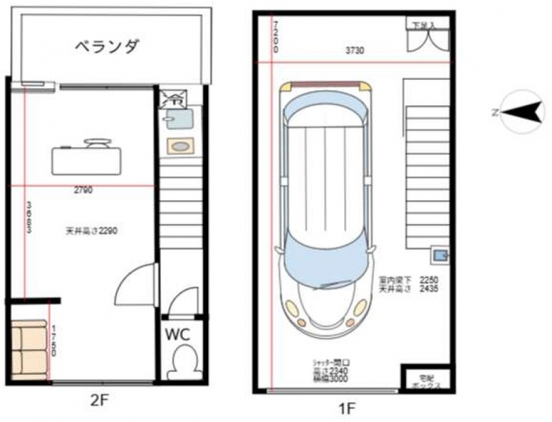 【ガレージハウス】大阪府寝屋川市菅相塚町