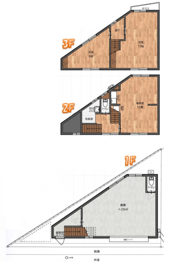 【貸倉庫・事務所】大阪府寝屋川市仁和寺本町