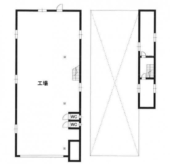 【貸倉庫・工場】大阪府大阪市此花区島屋