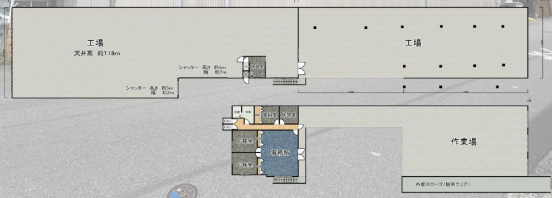 【貸倉庫・工場】京都府宇治市槇島町二十四