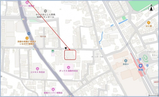 【貸土地】京都府城陽市寺田垣内後