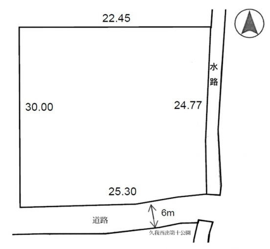 【貸土地】京都府京都市伏見区久我西出町