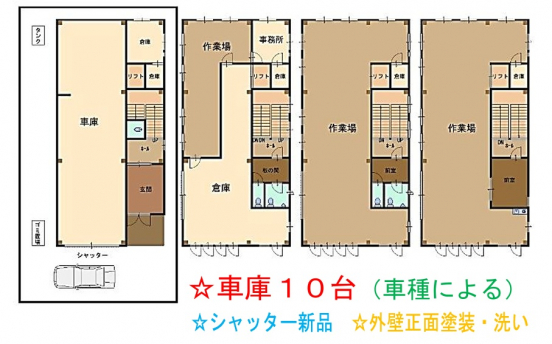 【貸倉庫作業場】大阪府大阪市鶴見区今津中