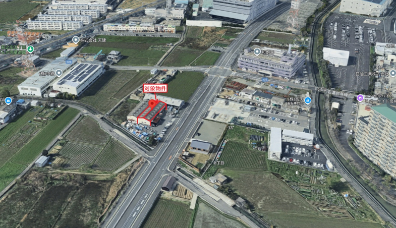 【駐車場付貸倉庫】大阪府高槻市道鵜町