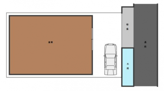 【貸倉庫】大阪府高槻市東天川