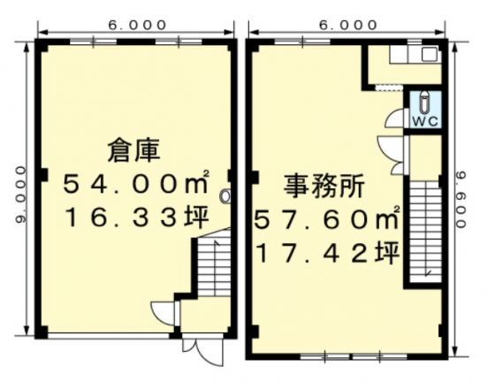 【貸倉庫・事務所】大阪府茨木市横江