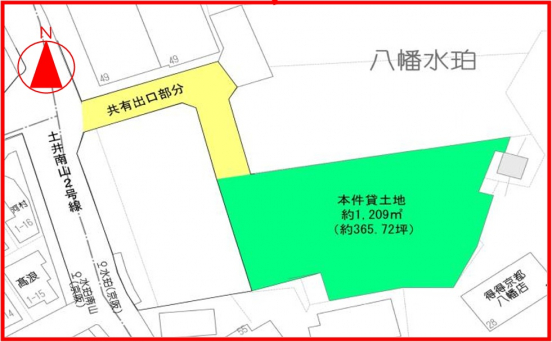 【貸土地】京都府八幡市八幡水珀
