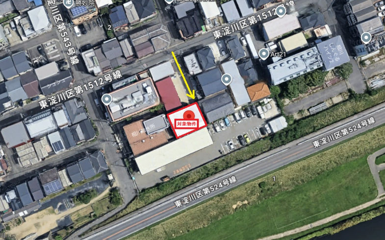 【貸倉庫】大阪府大阪市東淀川区相川