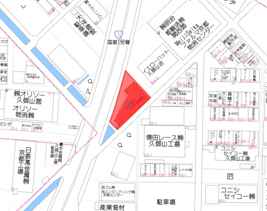 【貸土地】京都府久世郡久御山町