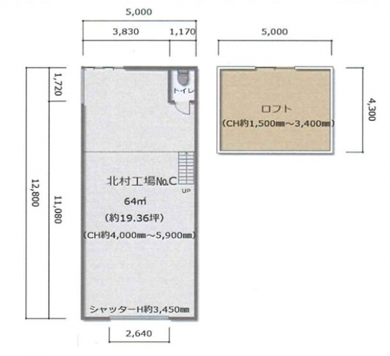 【貸倉庫】大阪府大阪市淀川区田川北