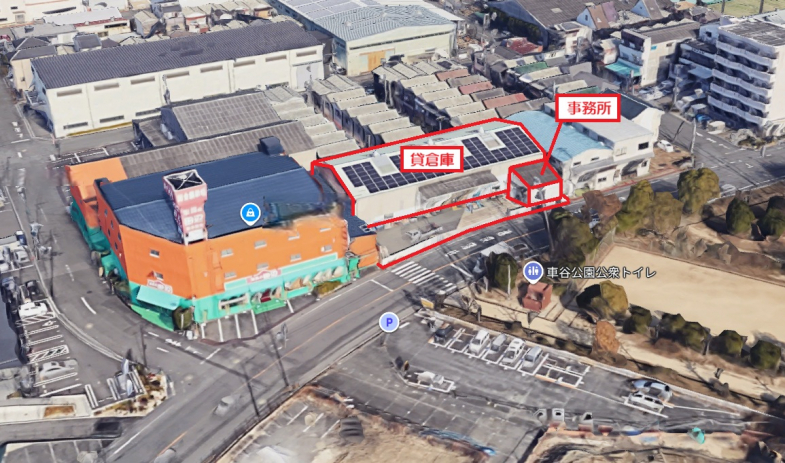 【貸倉庫】大阪府枚方市長尾家具町