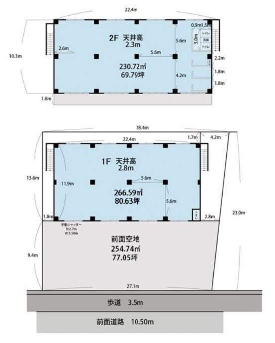【貸倉庫事務所】大阪府枚方市招提北町