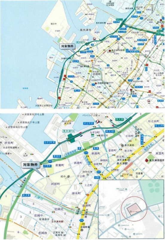 【貸倉庫】大阪府泉大津市汐見町