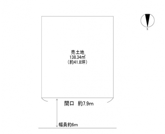 【売土地（上物有）】大阪府東大阪市岸田堂西