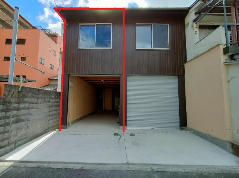 【貸倉庫】大阪府大阪市城東区育成（左側）