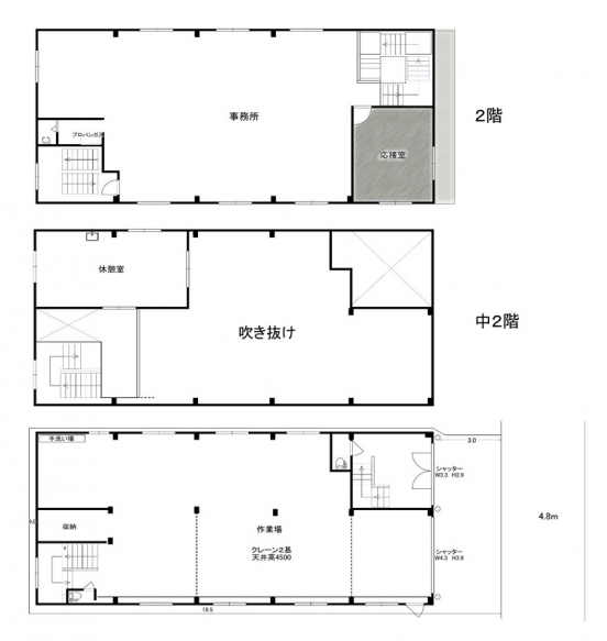 【貸倉庫・事務所】大阪府大阪市淀川区加島